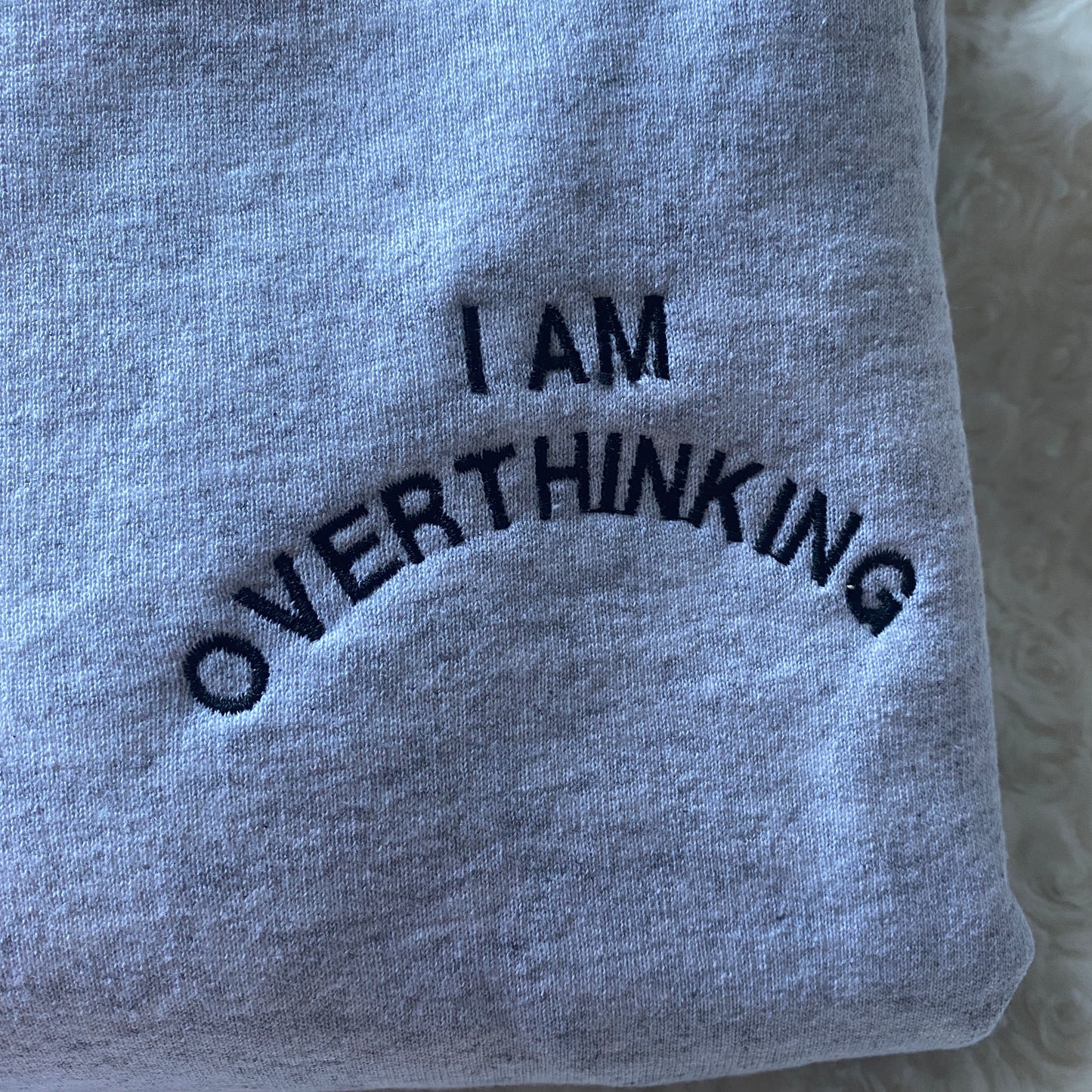 I am.. customised embroidered sweatshirt