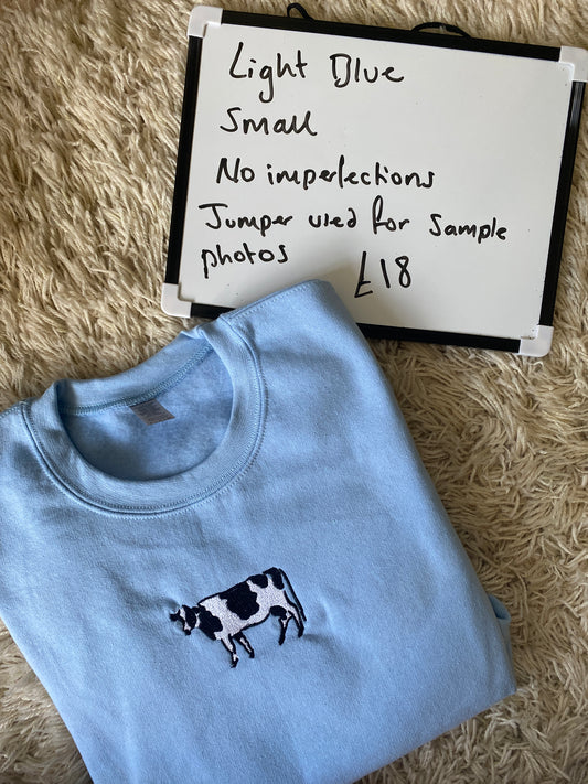 Cow Sweatshirt Small