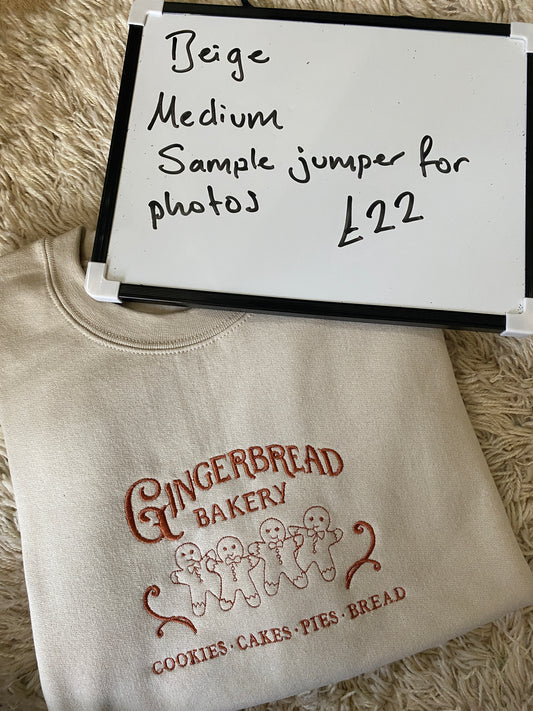 Gingerbread Sweatshirt Medium