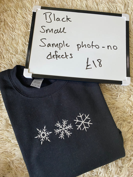 Snowflake Sweatshirt Small