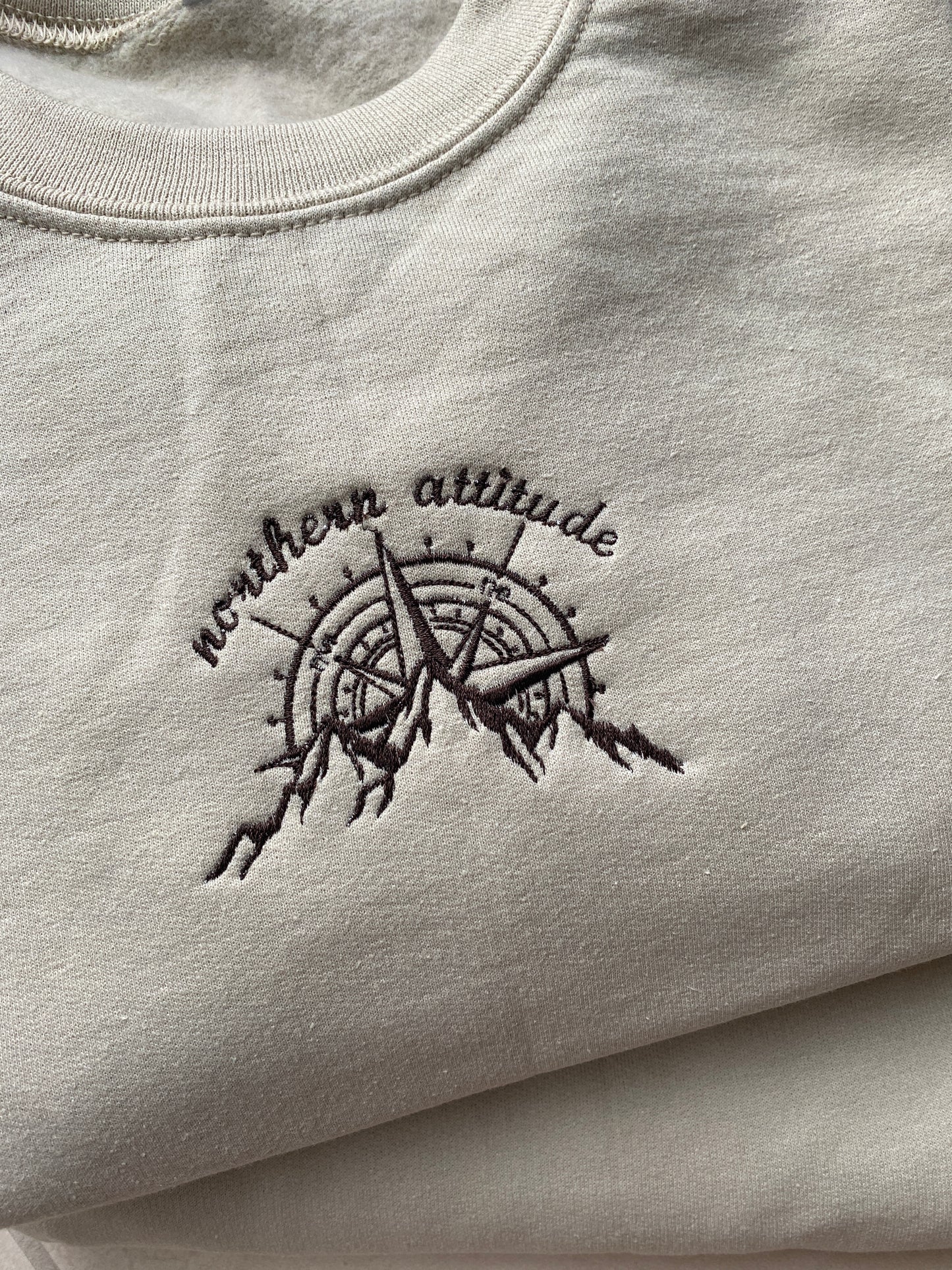 Northern Attitude Embroidered Sweatshirt