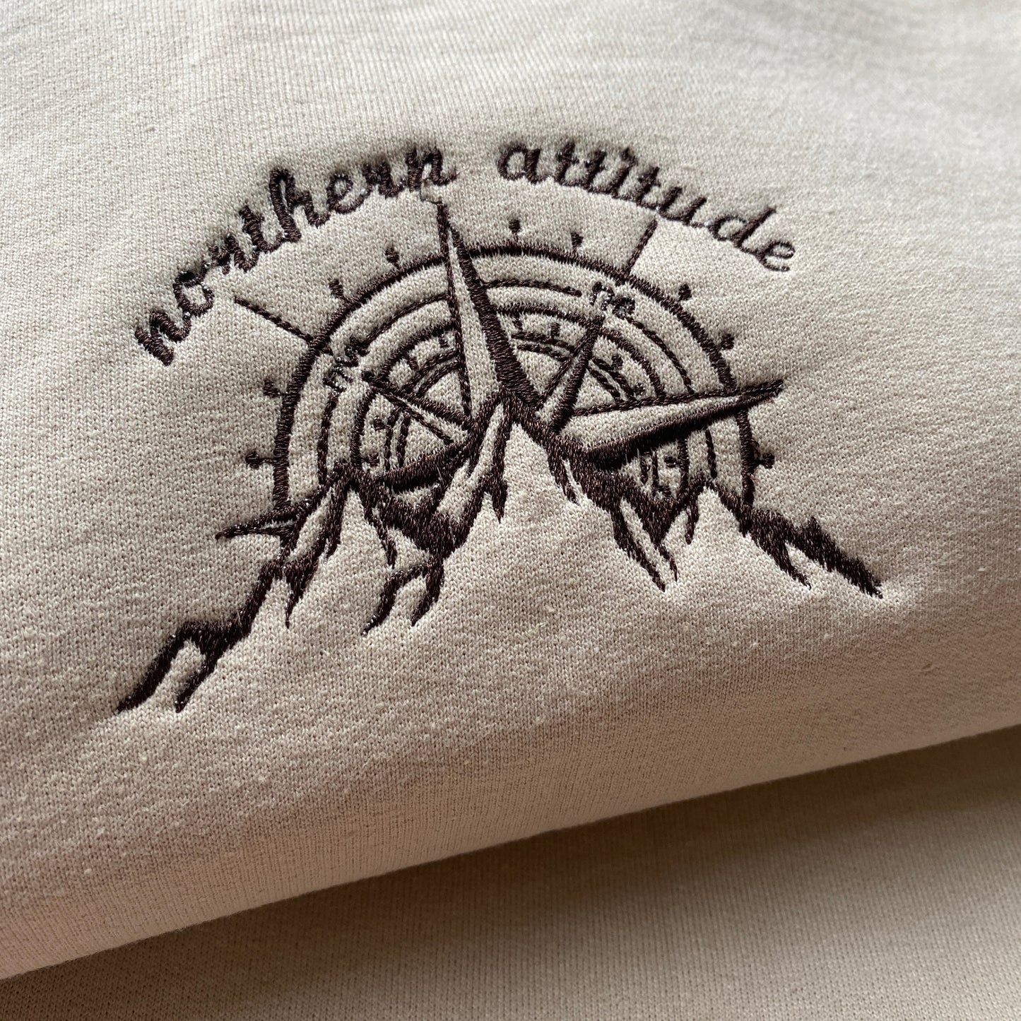 Northern Attitude Embroidered Sweatshirt