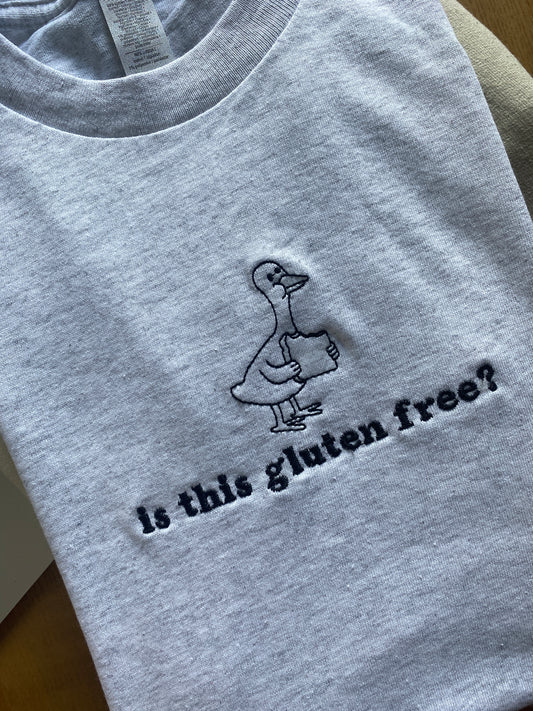 Is this gluten free? embroidered tshirt