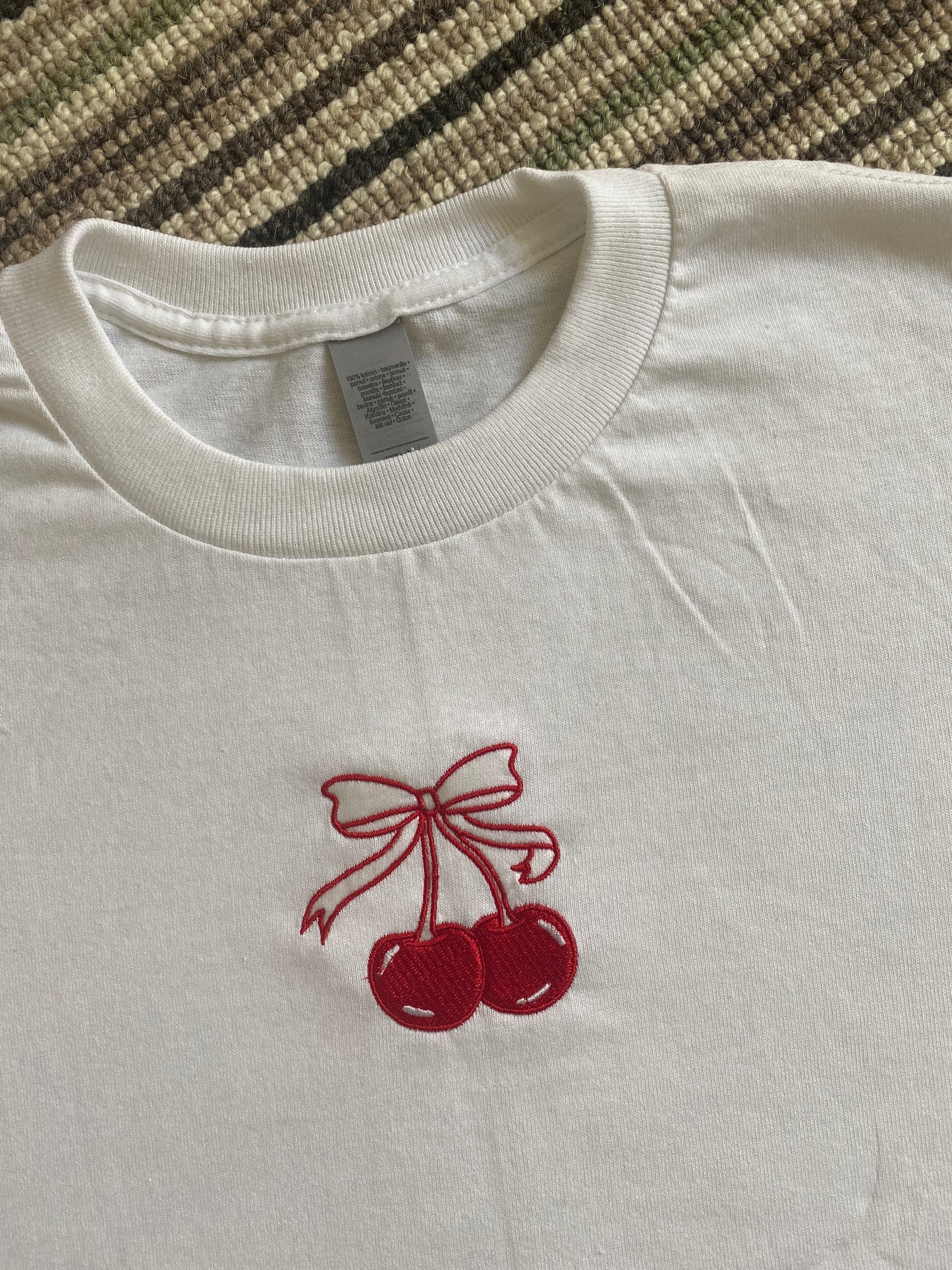 Cherry Embroidered Sweatshirt