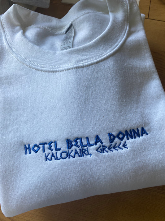 Hotel Bella Donna Embroidered Sweatshirt