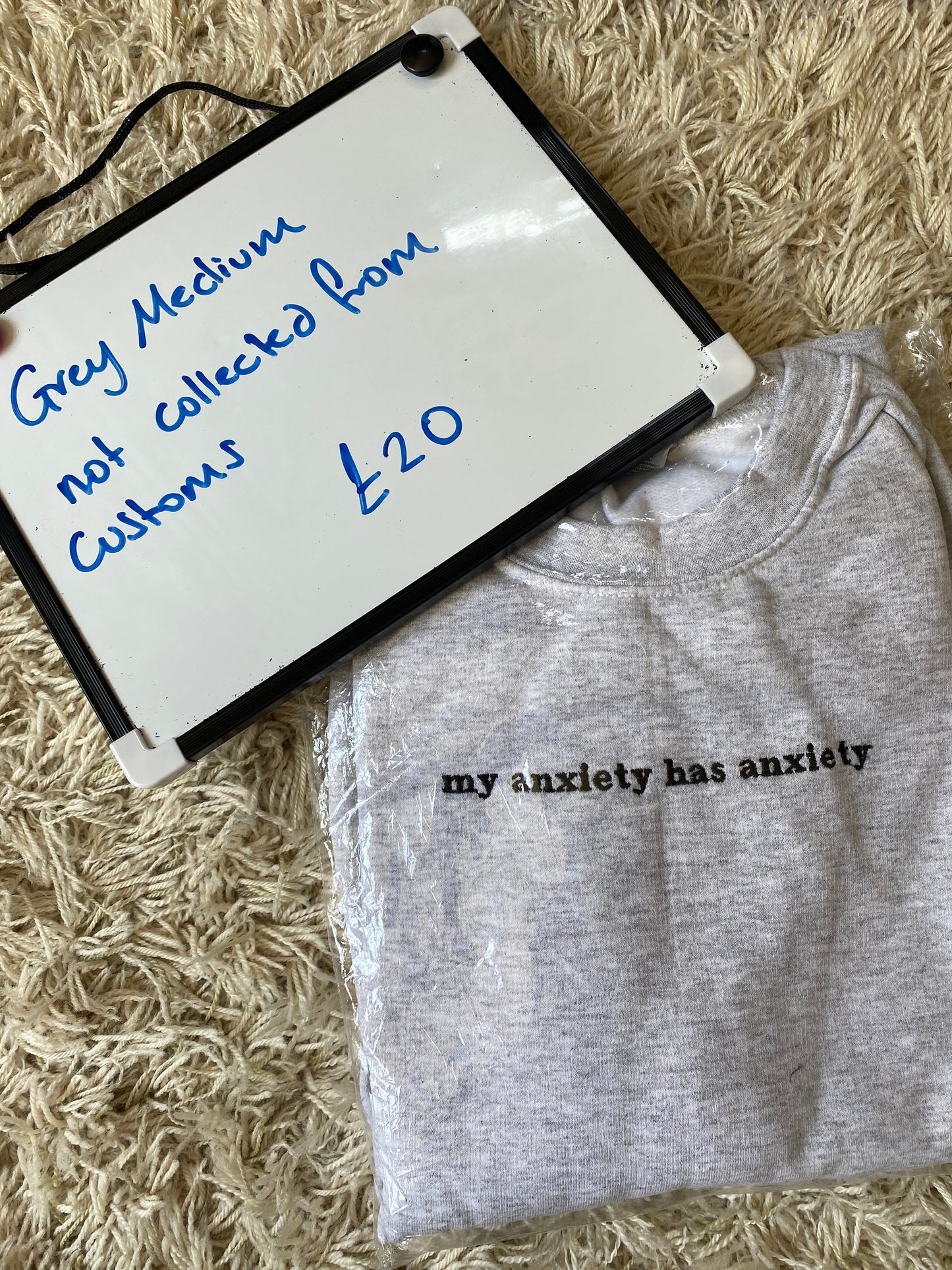 ANXIETY SWEATSHIRT MEDIUM