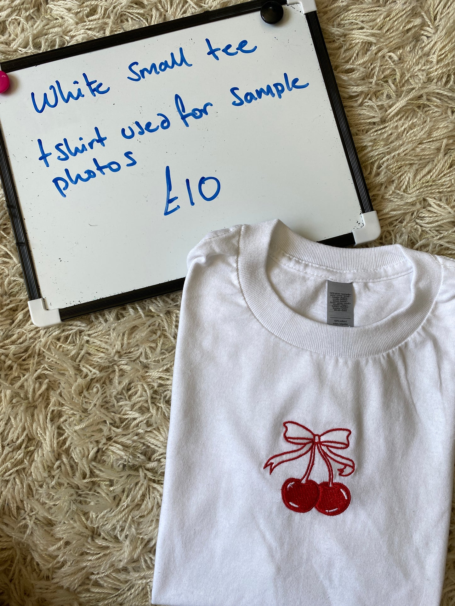 CHERRY BOW TSHIRT SMALL