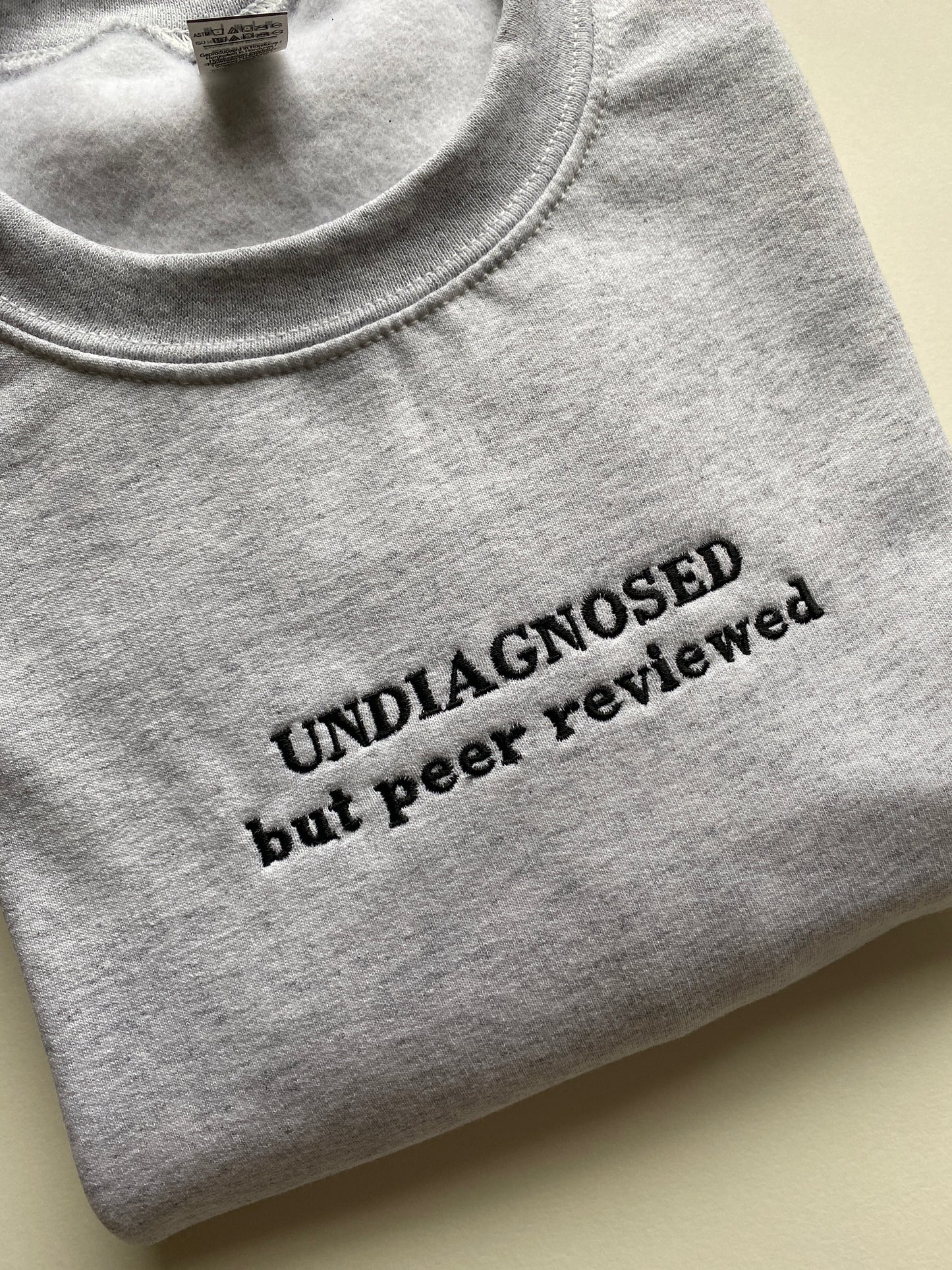 Undiagnosed Embroidered Sweatshirt