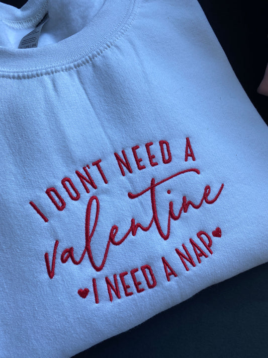 I need a Nap Embroidered Sweatshirt