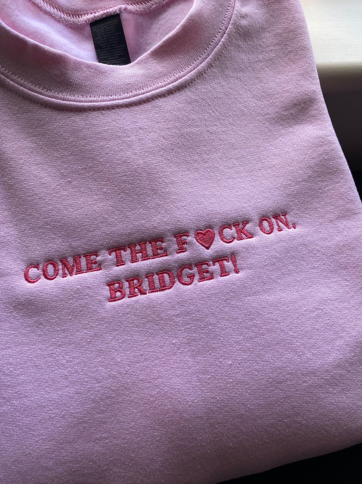 Come on Bridget Embroidered Sweatshirt