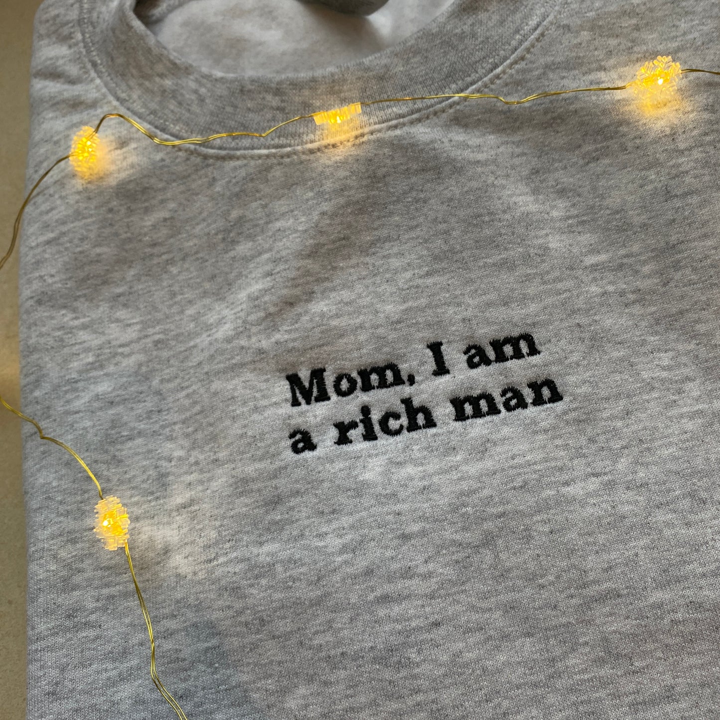 Rich man Embroidered Sweatshirt