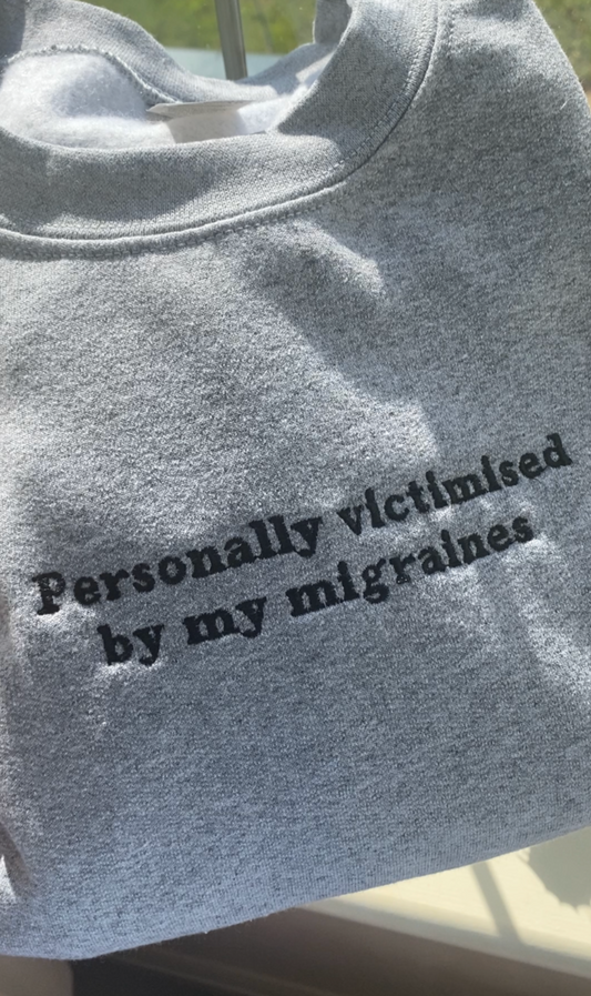 Migraine Embroidered Sweatshirt