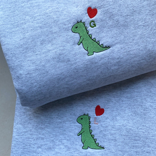 Personalised Dinosaur Embroidered Sweatshirt