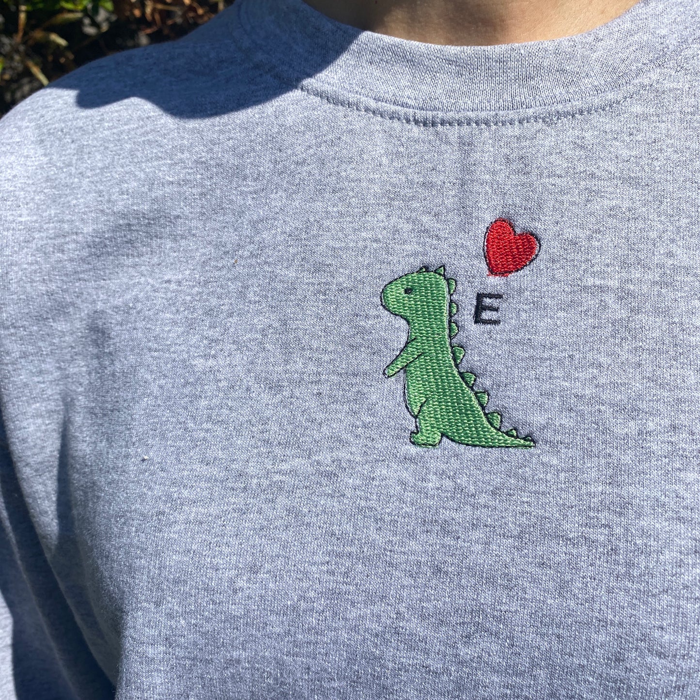 Personalised Dinosaur Embroidered Sweatshirt