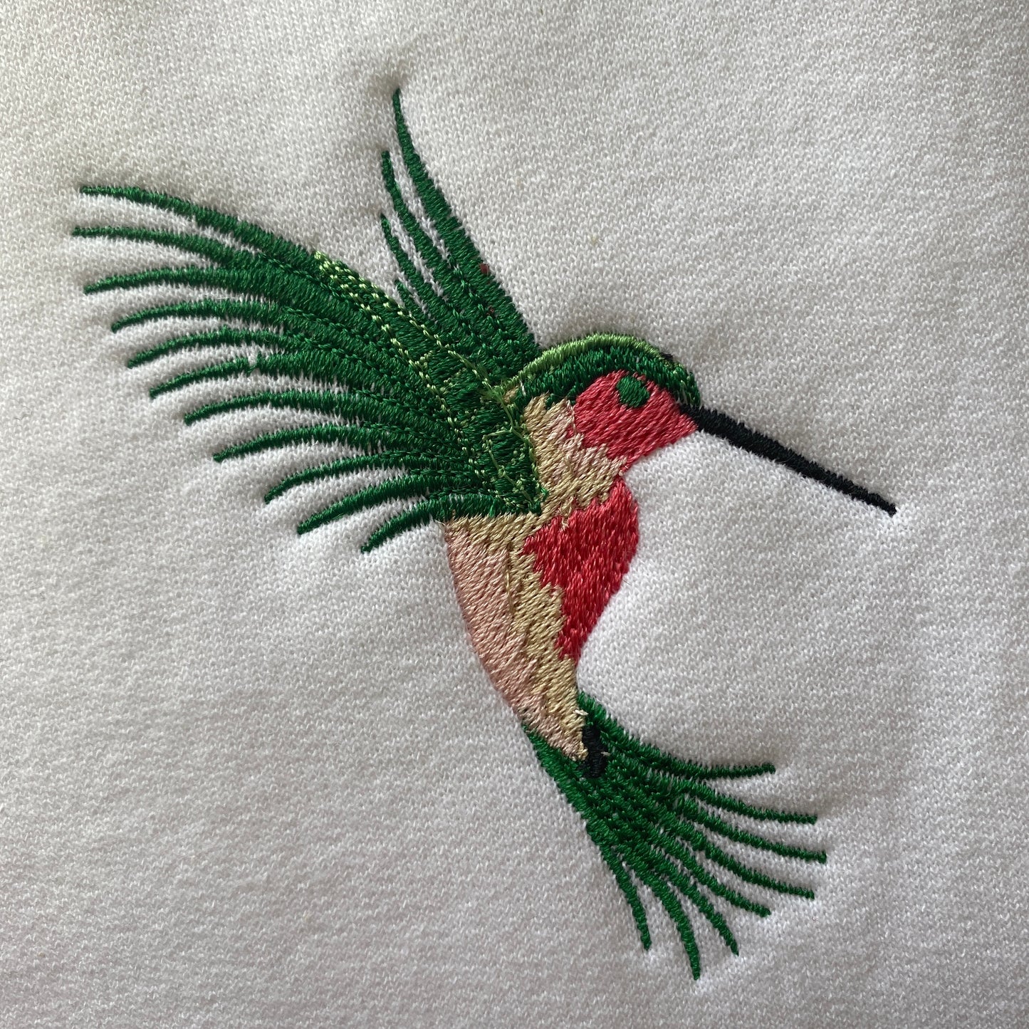 Hummingbird Embroidered Sweatshirt