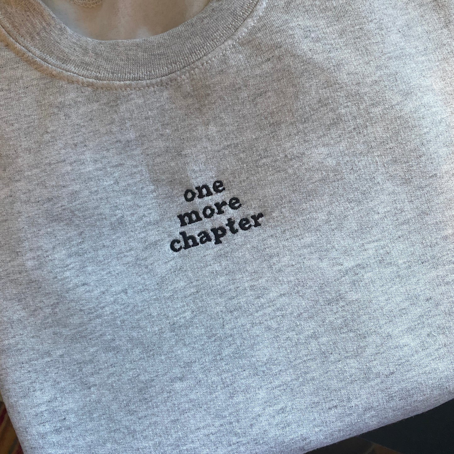 One Last Chapter Embroidered Sweatshirt