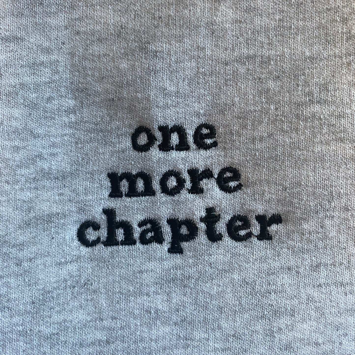 One Last Chapter Embroidered Sweatshirt