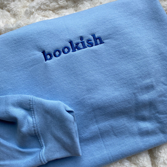 Bookish Embroidered Sweatshirt
