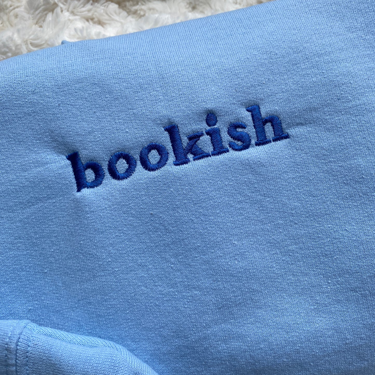 Bookish Embroidered Sweatshirt