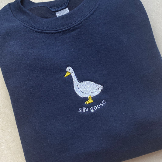 Goose Embroidered sweatshirt